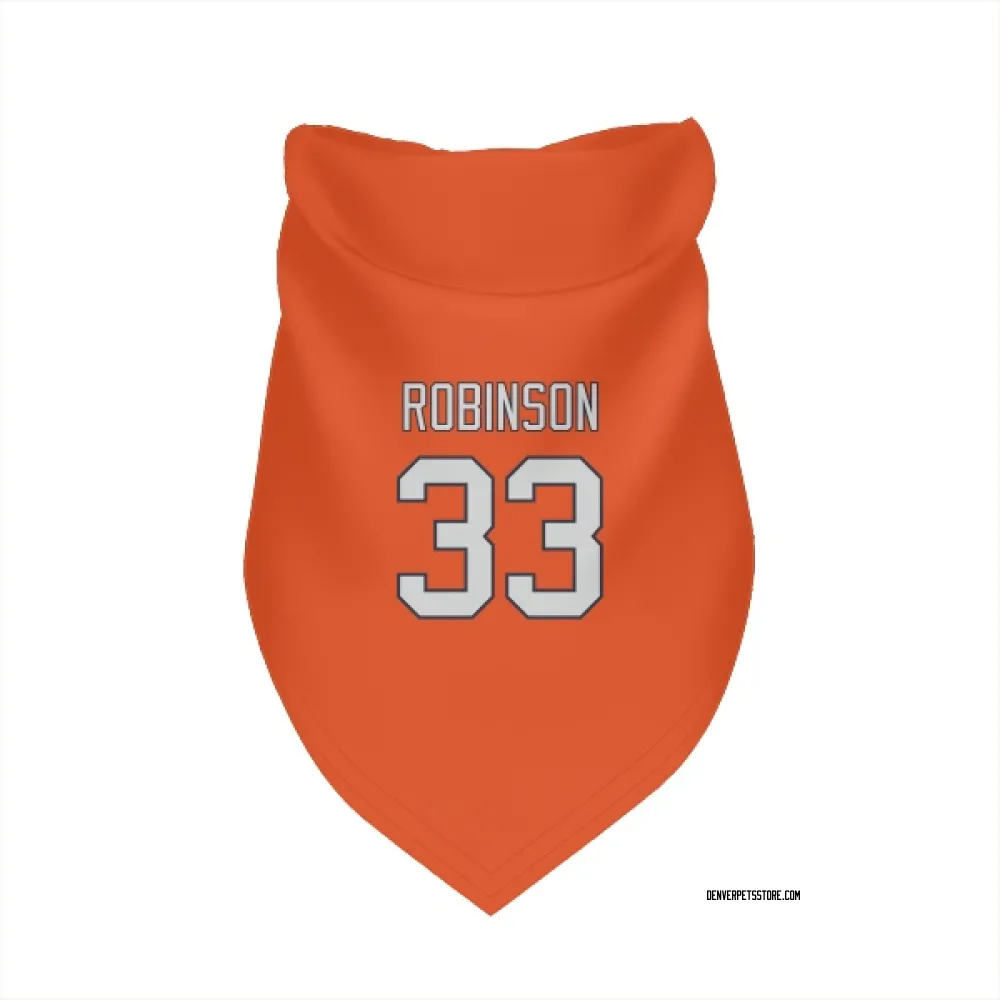 Denver Broncos Jaden Robinson Orange Pet Bandana for Dog & Cat