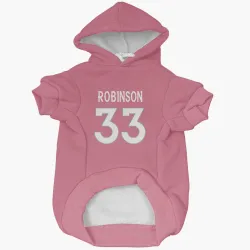 Denver Broncos Jaden Robinson Pink Pet Hoodie for Dog & Cat