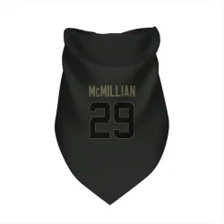 Denver Broncos Ja'Quan McMillian Black Service Pet Bandana for Dog & Cat