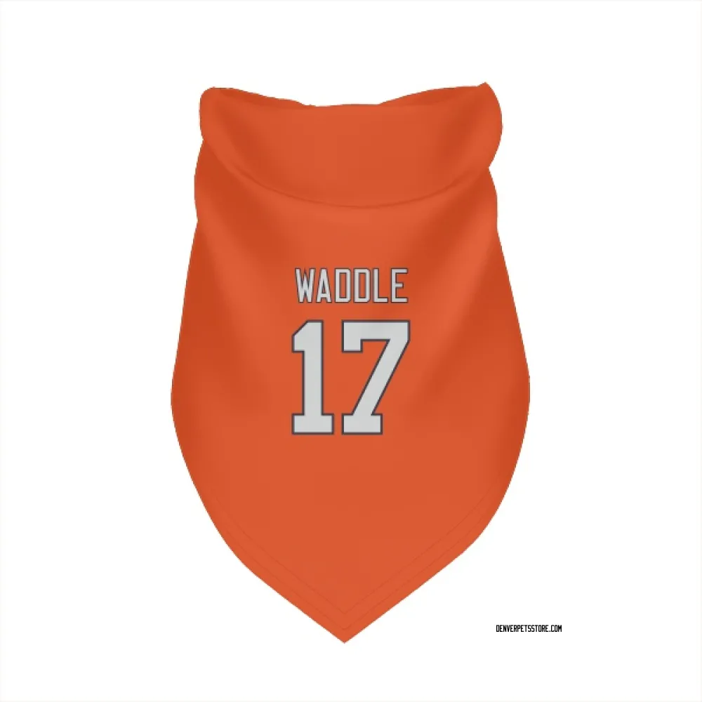 Denver Broncos Jaylen Waddle Orange Pet Bandana for Dog & Cat