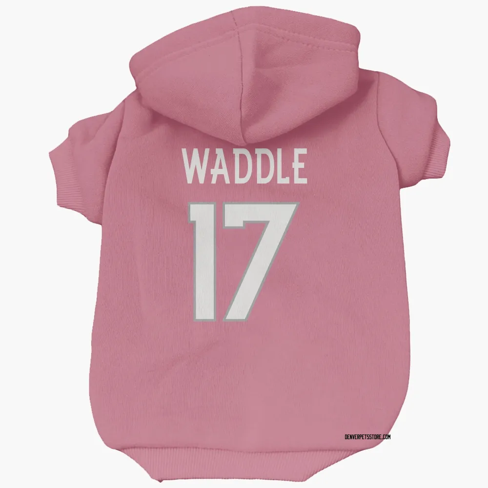 Denver Broncos Jaylen Waddle Pink Pet Hoodie for Dog & Cat