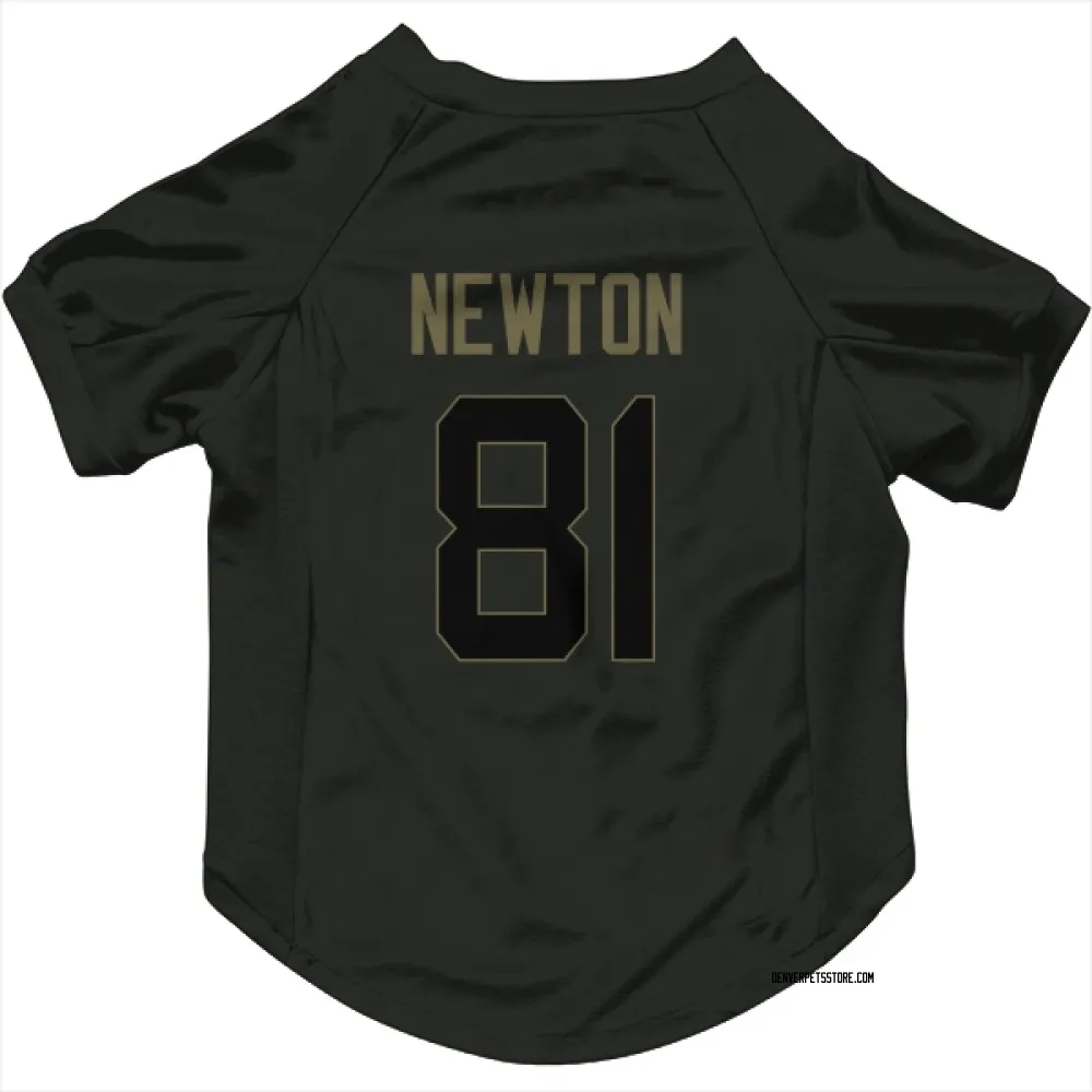 Denver Broncos Jerjuan Newton Black Service Pet Jersey for Dog & Cat