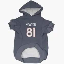 Denver Broncos Jerjuan Newton Navy Pet Hoodie for Dog & Cat