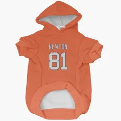 Denver Broncos Jerjuan Newton Orange Pet Hoodie for Dog & Cat