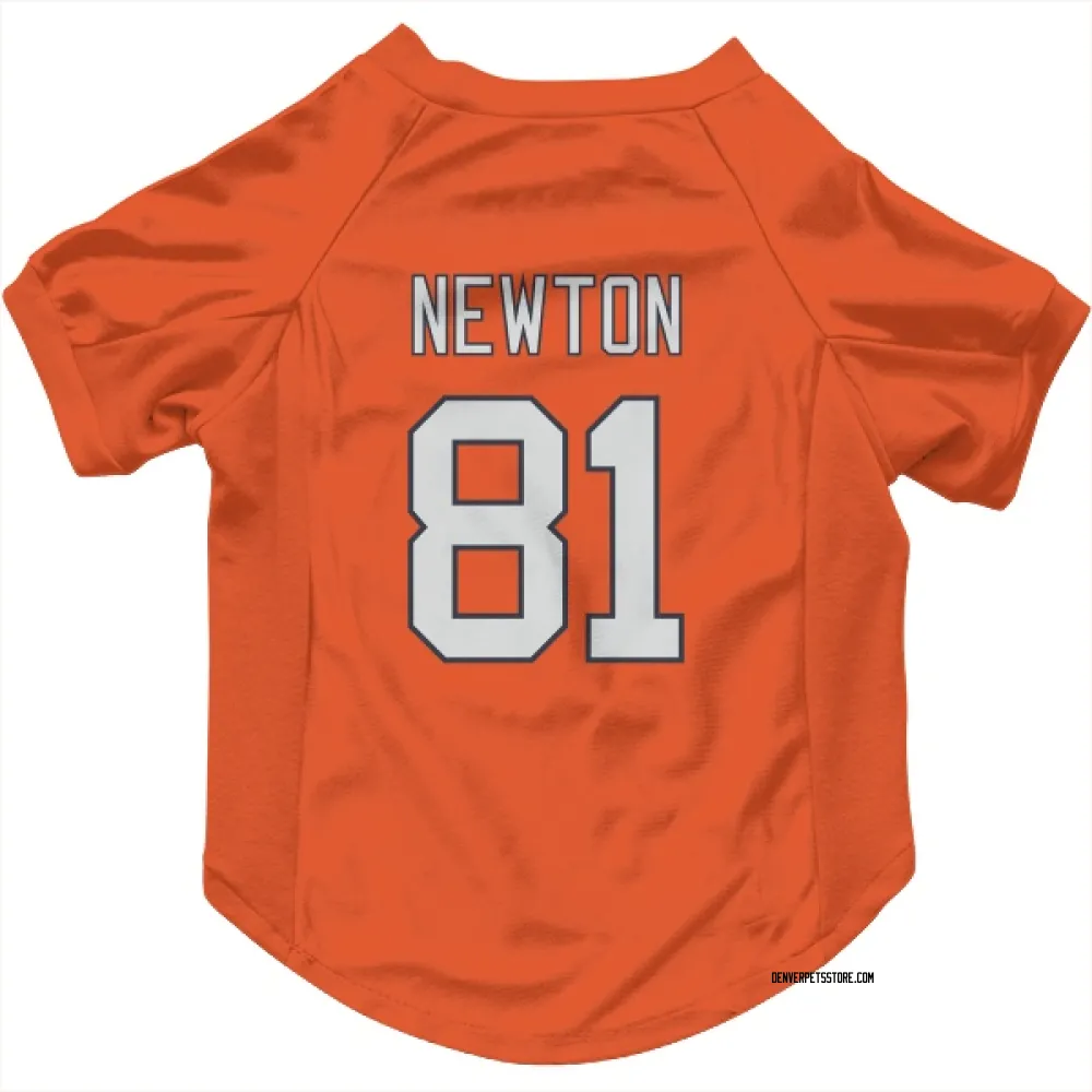 Denver Broncos Jerjuan Newton Orange Pet Jersey for Dog & Cat