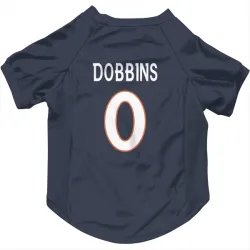 Denver Broncos J.K. Dobbins Navy Pet Jersey for Dog & Cat