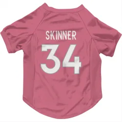 Denver Broncos JL Skinner Pink Pet Jersey for Dog & Cat