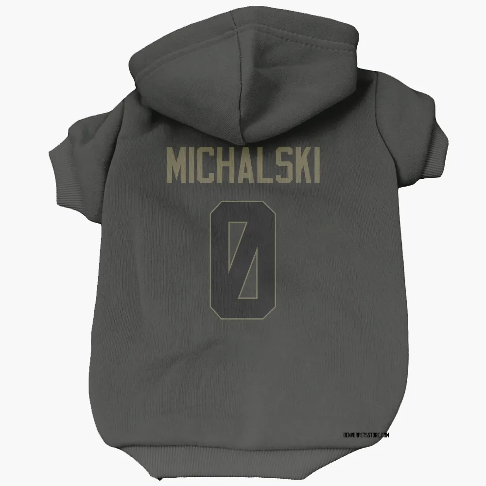 Denver Broncos Joe Michalski Black Service Pet Hoodie for Dog & Cat