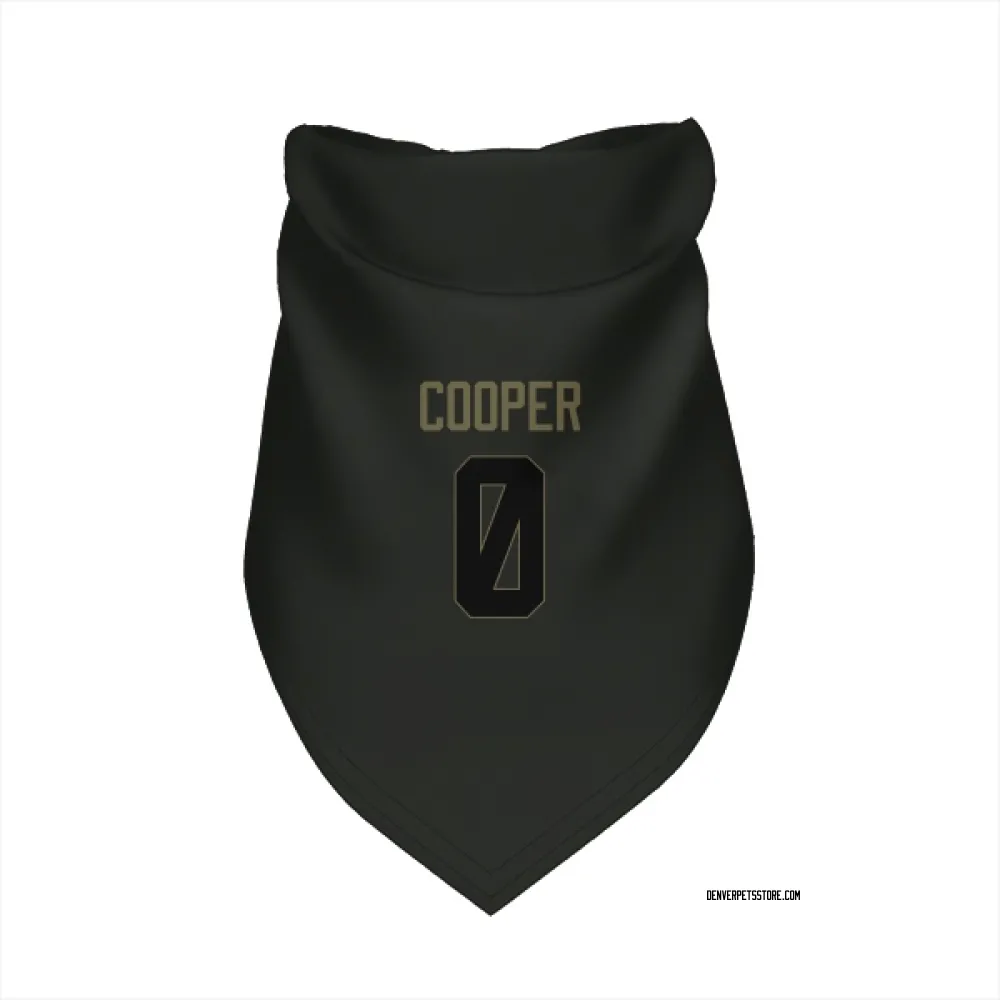 Denver Broncos Jonathon Cooper Black Service Pet Bandana for Dog & Cat