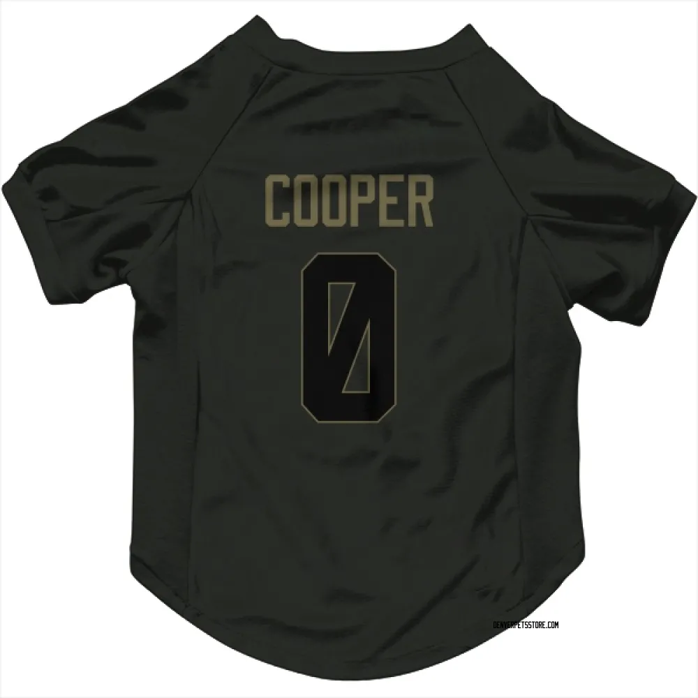 Denver Broncos Jonathon Cooper Black Service Pet Jersey for Dog & Cat