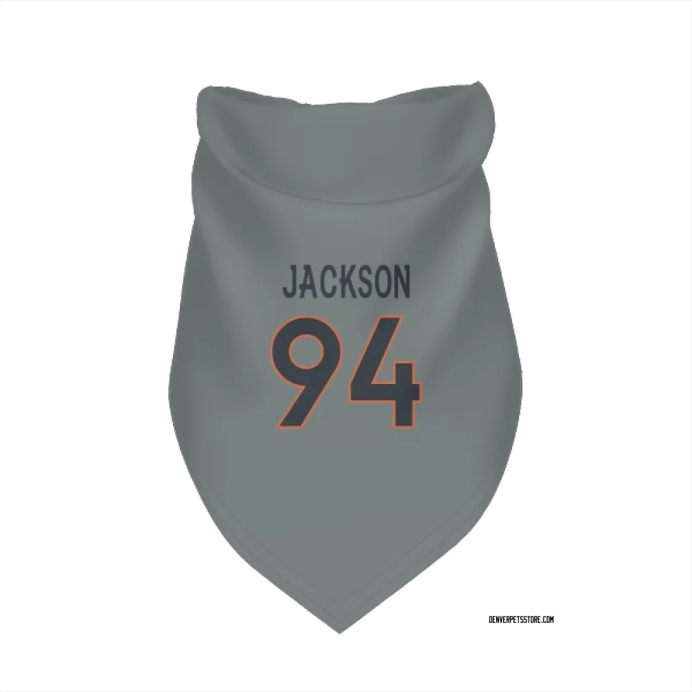 Denver Broncos Jordan Jackson Gray Pet Bandana for Dog & Cat