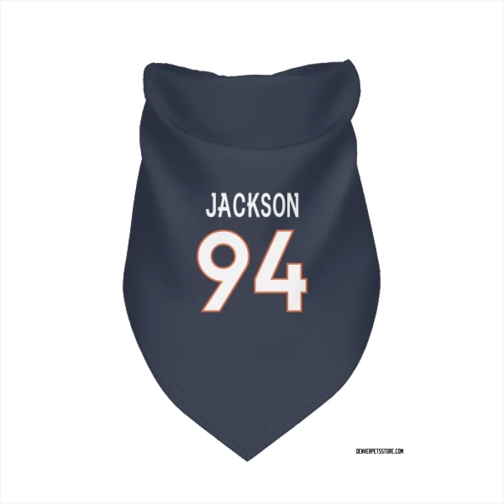 Denver Broncos Jordan Jackson Navy Pet Bandana for Dog & Cat