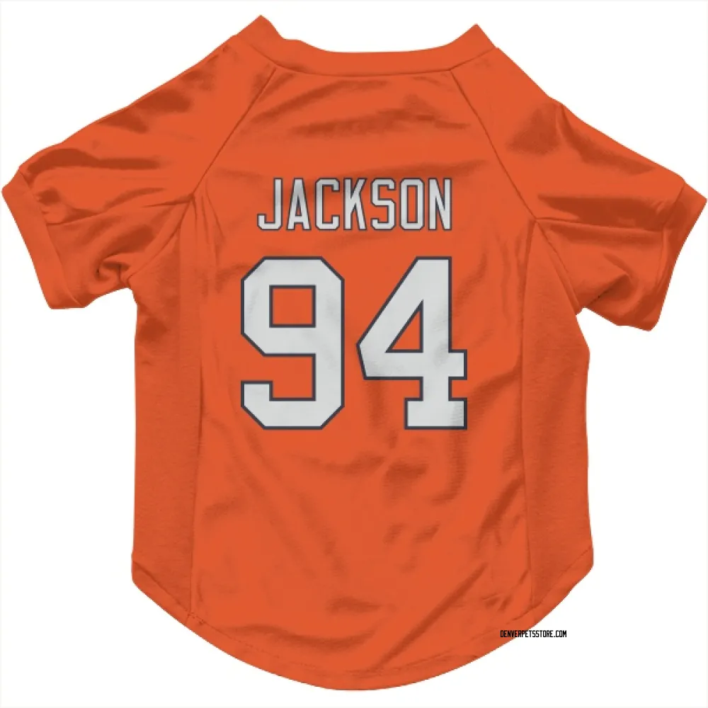 Denver Broncos Jordan Jackson Orange Pet Jersey for Dog & Cat