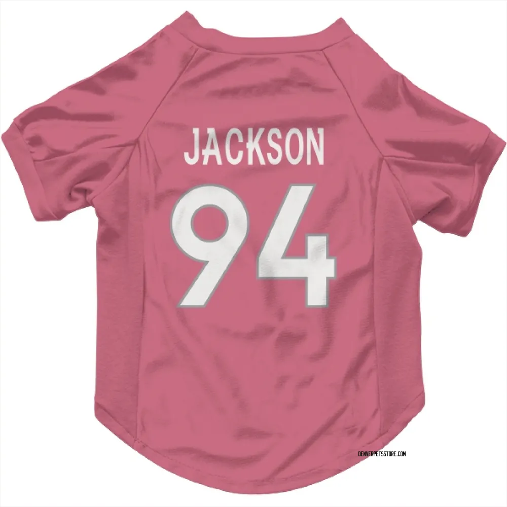 Denver Broncos Jordan Jackson Pink Pet Jersey for Dog & Cat