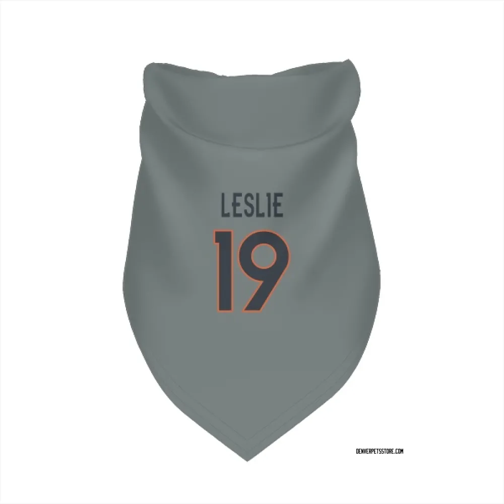 Denver Broncos Jordan Leslie Gray Pet Bandana for Dog & Cat