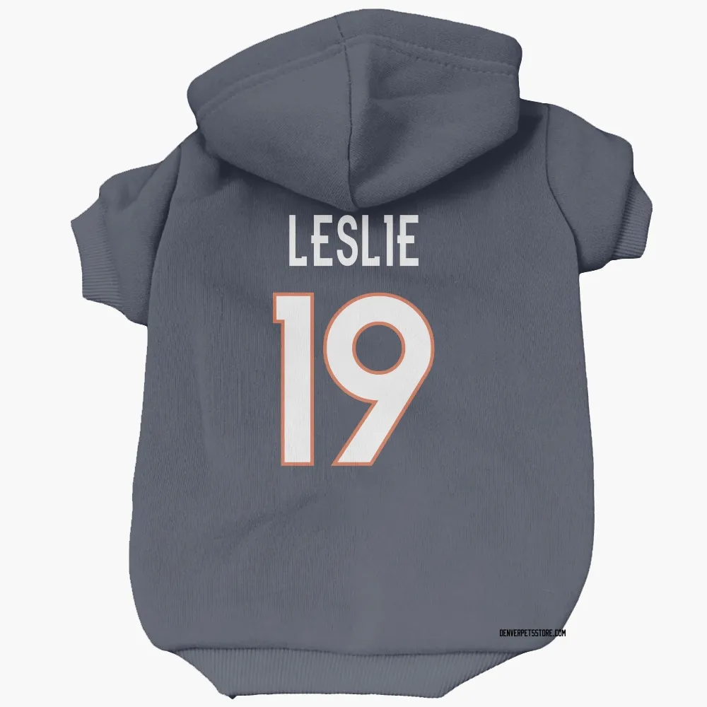 Denver Broncos Jordan Leslie Navy Pet Hoodie for Dog & Cat