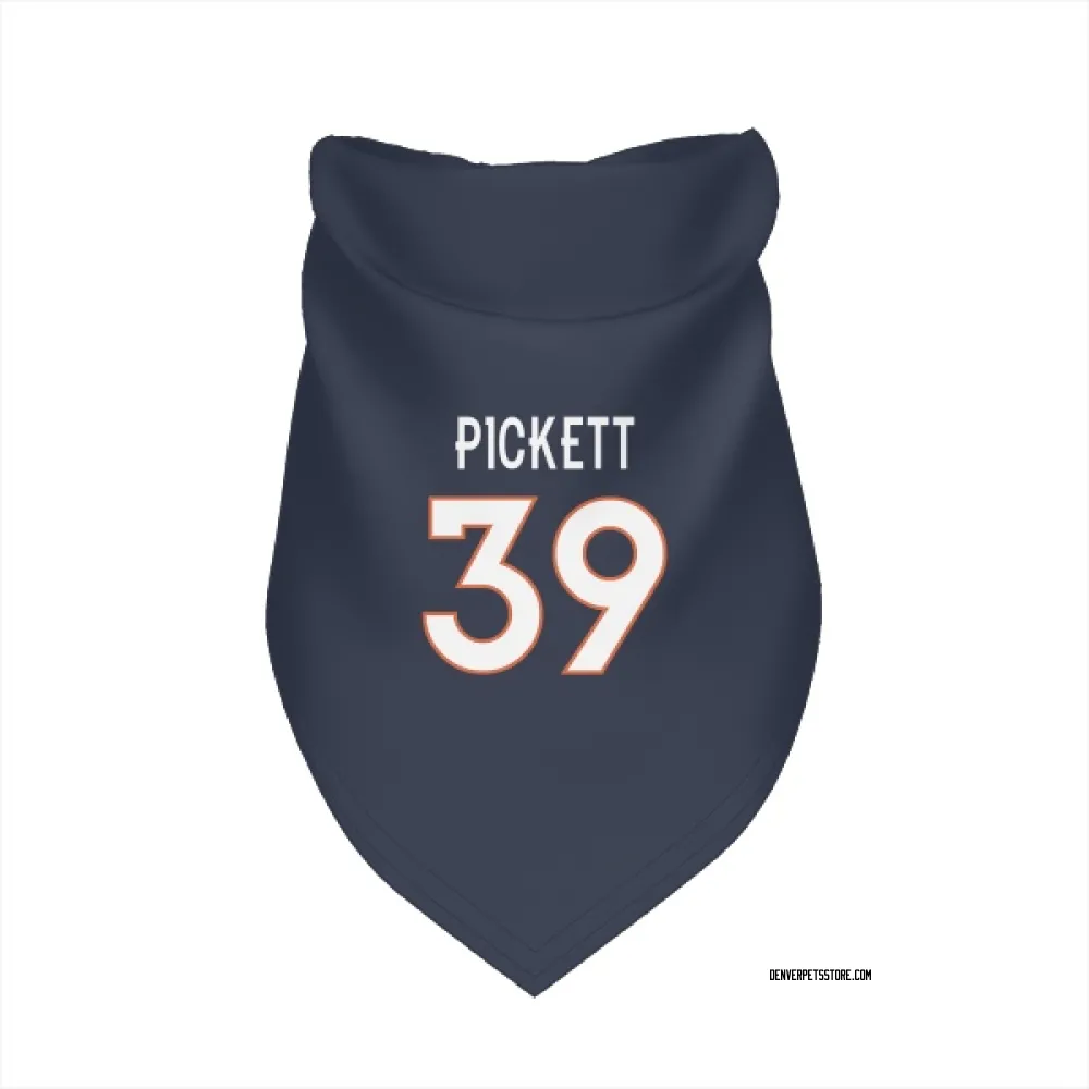 Denver Broncos Joshua Pickett Navy Pet Bandana for Dog & Cat
