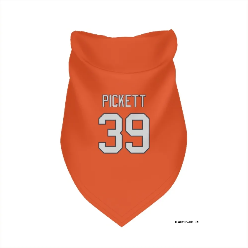Denver Broncos Joshua Pickett Orange Pet Bandana for Dog & Cat