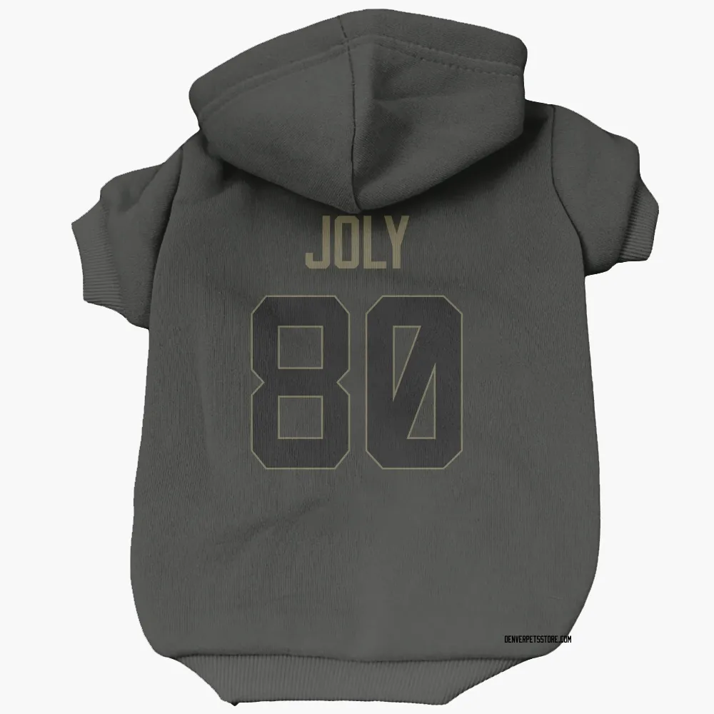 Denver Broncos Justin Joly Black Service Pet Hoodie for Dog & Cat