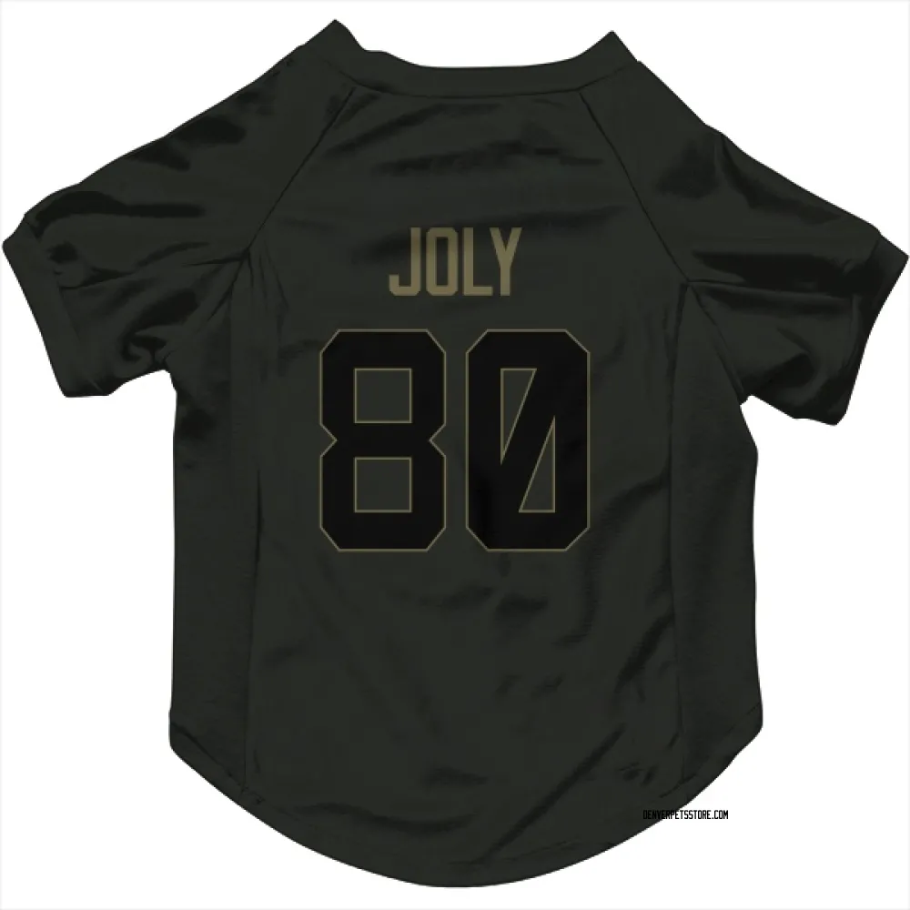 Denver Broncos Justin Joly Black Service Pet Jersey for Dog & Cat