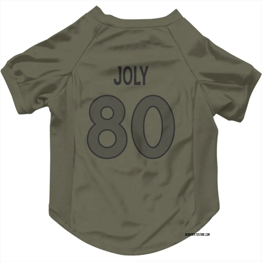 Denver Broncos Justin Joly Olive Pet Jersey for Dog & Cat