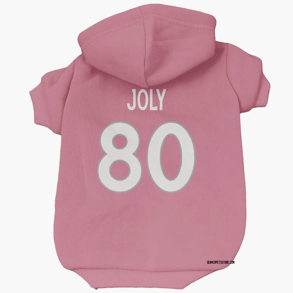 Denver Broncos Justin Joly Pink Pet Hoodie for Dog & Cat