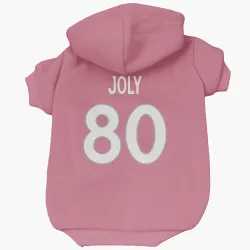 Denver Broncos Justin Joly Pink Pet Hoodie for Dog & Cat