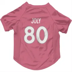 Denver Broncos Justin Joly Pink Pet Jersey for Dog & Cat