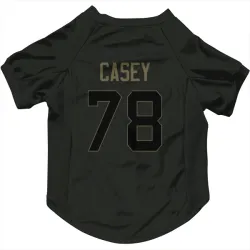 Denver Broncos Kage Casey Black Service Pet Jersey for Dog & Cat