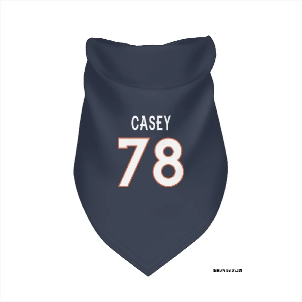 Denver Broncos Kage Casey Navy Pet Bandana for Dog & Cat
