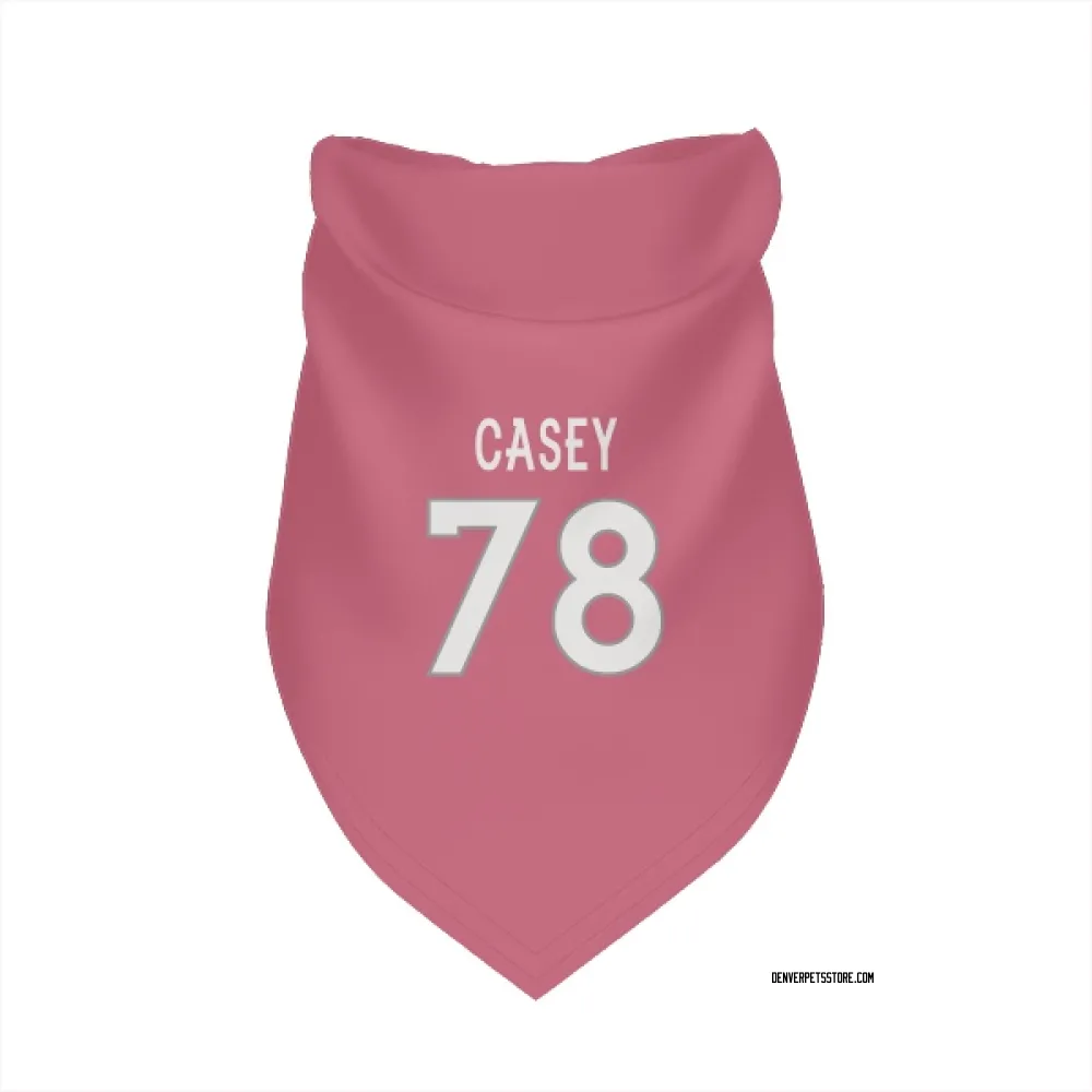 Denver Broncos Kage Casey Pink Pet Bandana for Dog & Cat