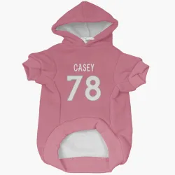 Denver Broncos Kage Casey Pink Pet Hoodie for Dog & Cat