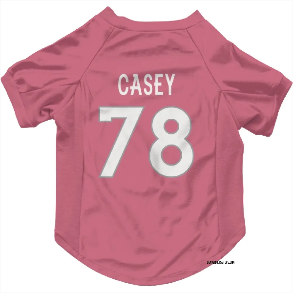 Denver Broncos Kage Casey Pink Pet Jersey for Dog & Cat