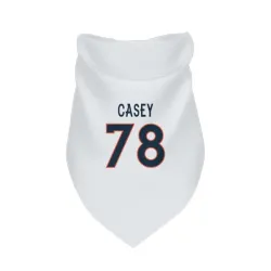 Denver Broncos Kage Casey White Pet Bandana for Dog & Cat