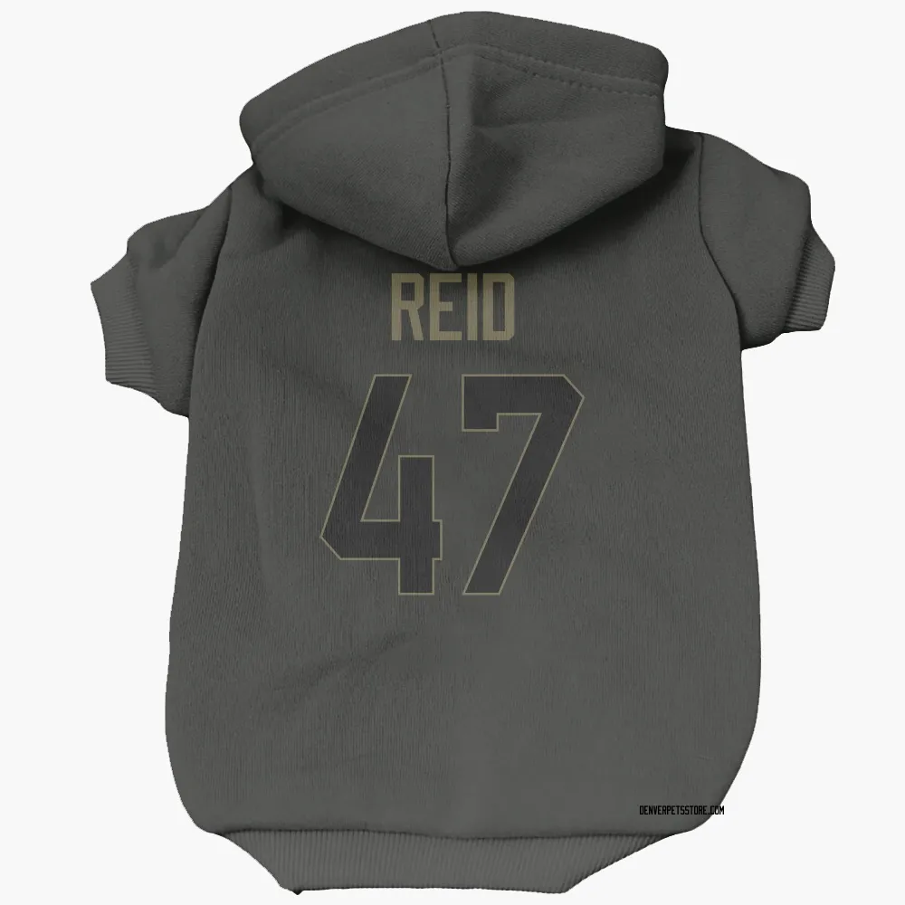 Denver Broncos Karene Reid Black Service Pet Hoodie for Dog & Cat
