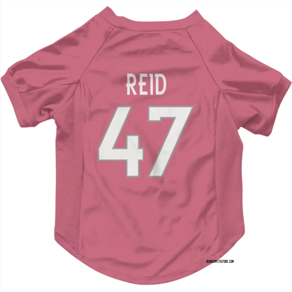 Denver Broncos Karene Reid Pink Pet Jersey for Dog & Cat