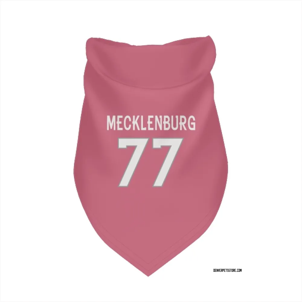 Denver Broncos Karl Mecklenburg Pink Pet Bandana for Dog & Cat