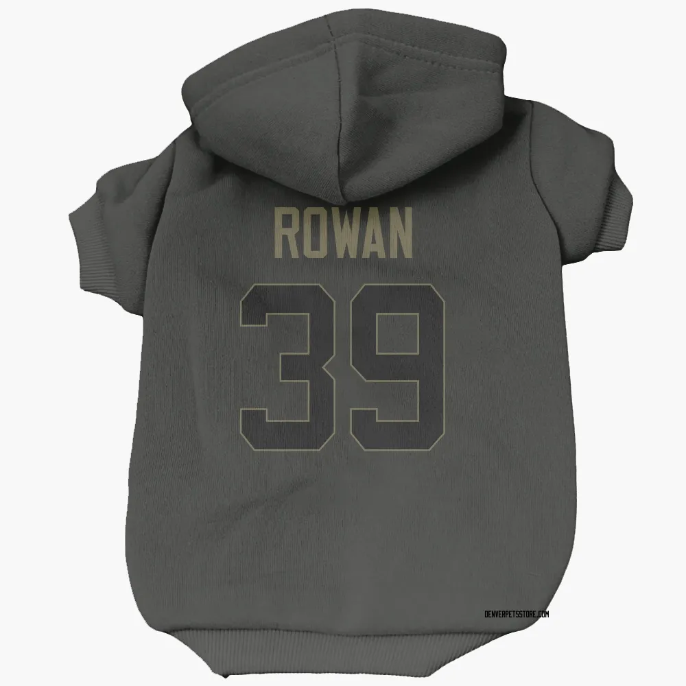 Denver Broncos Kyrese Rowan Black Service Pet Hoodie for Dog & Cat