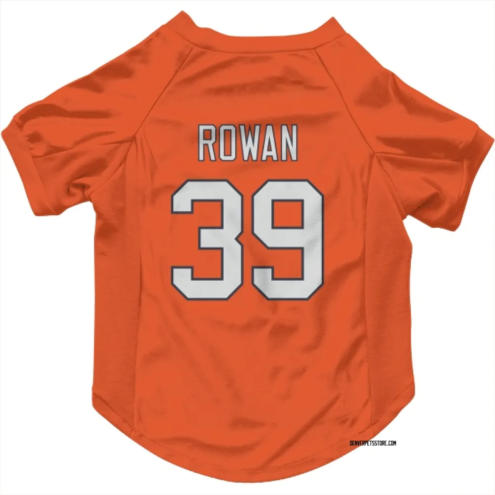 Denver Broncos Kyrese Rowan Orange Pet Jersey for Dog & Cat