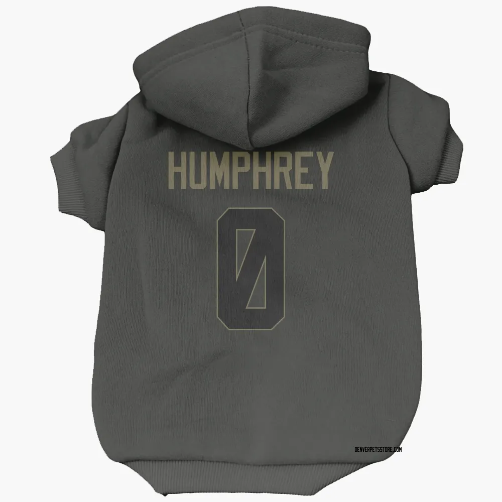 Denver Broncos Lil'Jordan Humphrey Black Service Pet Hoodie for Dog & Cat
