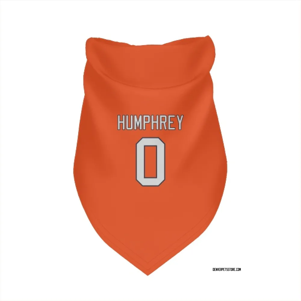 Denver Broncos Lil'Jordan Humphrey Orange Pet Bandana for Dog & Cat