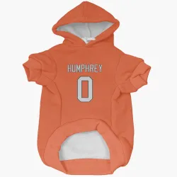 Denver Broncos Lil'Jordan Humphrey Orange Pet Hoodie for Dog & Cat