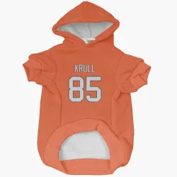 Denver Broncos Lucas Krull Orange Pet Hoodie for Dog & Cat