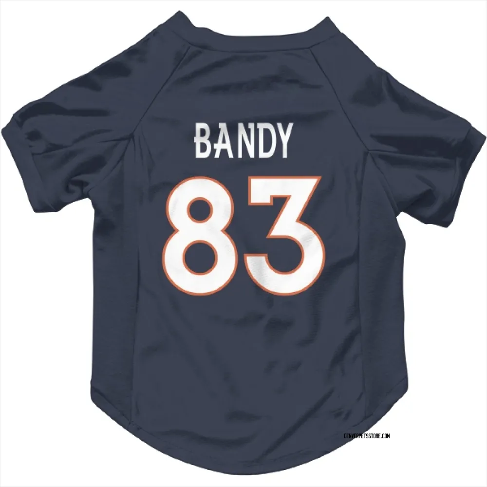 Denver Broncos Michael Bandy Navy Pet Jersey for Dog & Cat