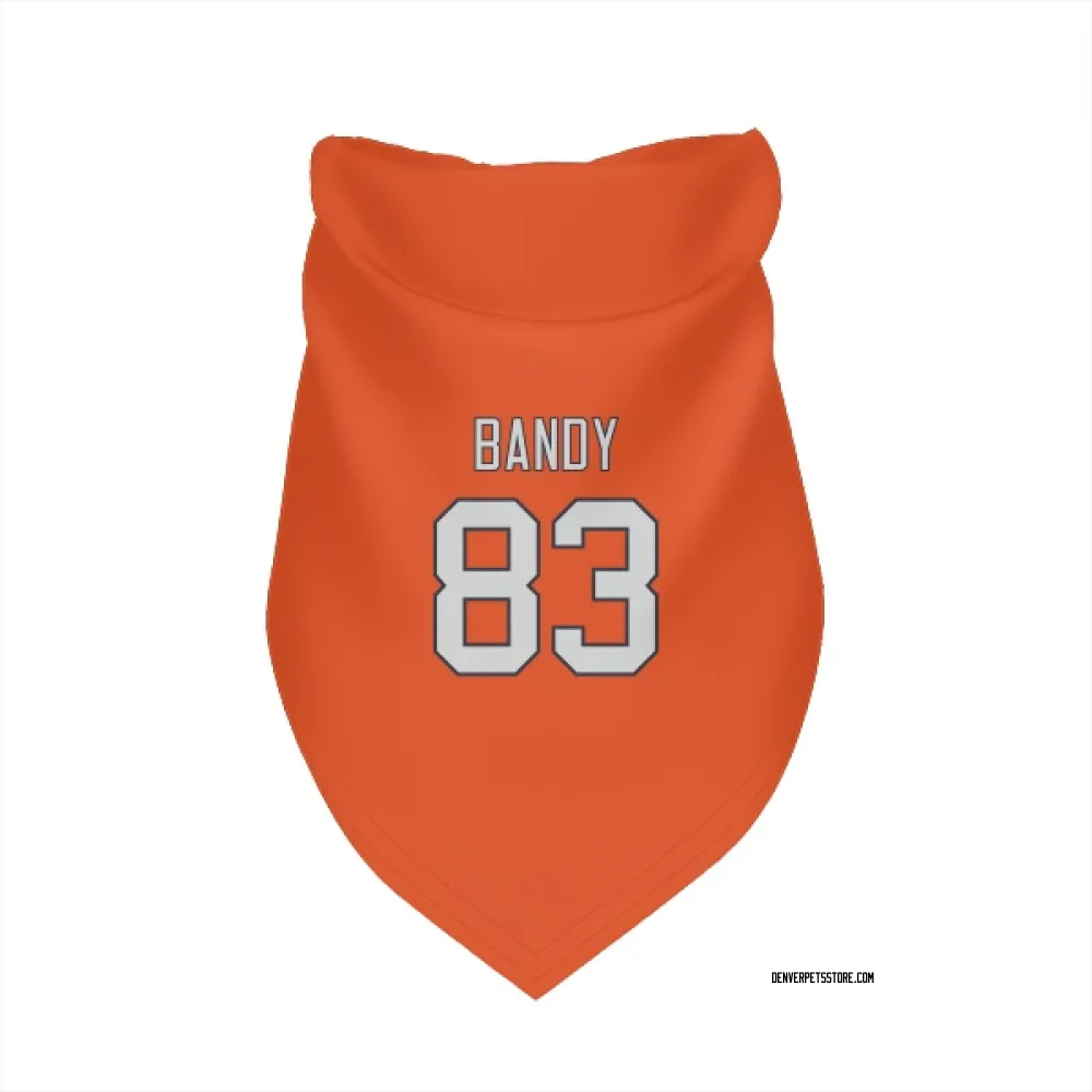 Denver Broncos Michael Bandy Orange Pet Bandana for Dog & Cat