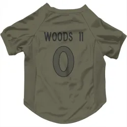 Denver Broncos Michael Woods II Olive Pet Jersey for Dog & Cat