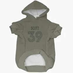 Denver Broncos Miles Scott Olive Pet Hoodie for Dog & Cat