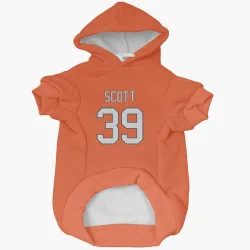 Denver Broncos Miles Scott Orange Pet Hoodie for Dog & Cat