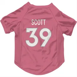 Denver Broncos Miles Scott Pink Pet Jersey for Dog & Cat
