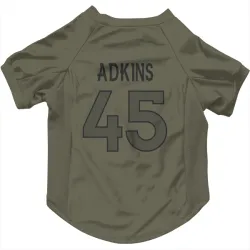 Denver Broncos Nate Adkins Olive Pet Jersey for Dog & Cat